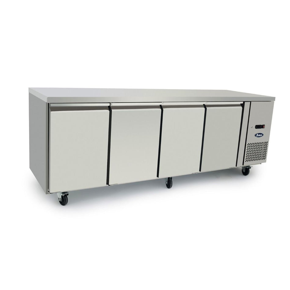Atosa EPF3442 2230mm Four Door Underbench Workbench Fridge