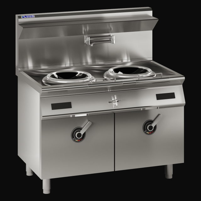 LUUS ESW-2C Induction Standard Double Wok – 16kW