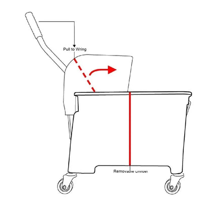 Jantex Kentucky Mop Bucket Yellow F951