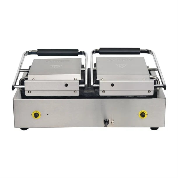 Apuro FC384-A Double Contact Grill Flat Plates with Timer