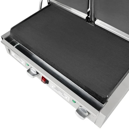 Apuro FC384-A Double Contact Grill Flat Plates with Timer