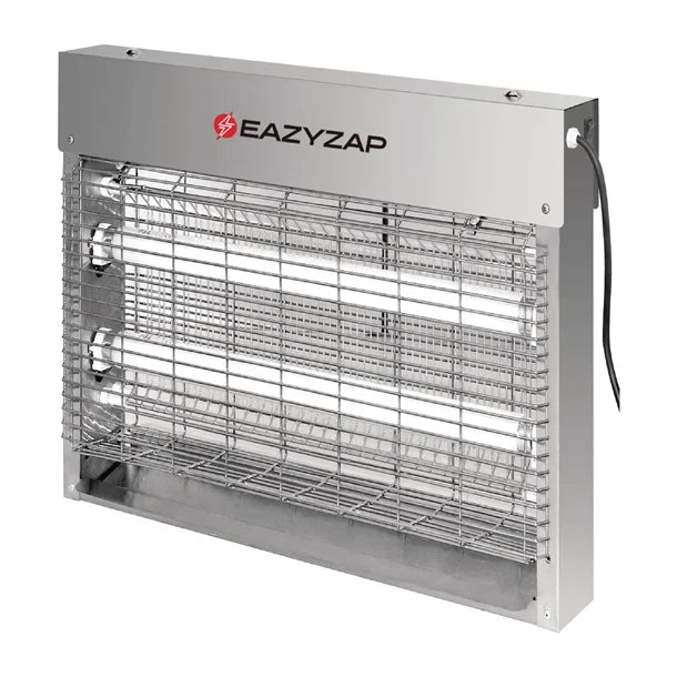 Eazyzap Brushed Stainless Steel bug zapper - 8W FP983-A