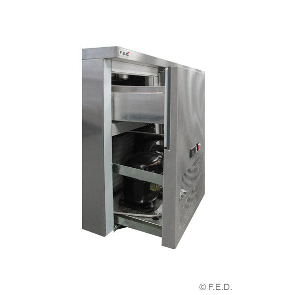 PPB/18 two large door DELUXE Pizza Prep Bench