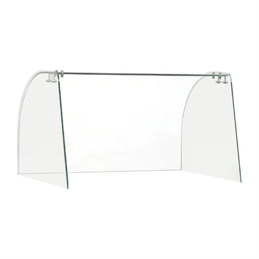 Curved Glass Sneeze Guard Assembly FT280