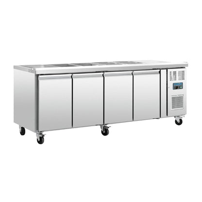 Polar 4 Door Saladette Counter Fridge FT285-A