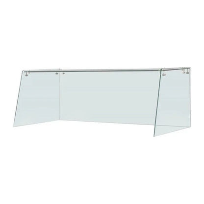 Straight Glass Sneeze Guard Assembly for 3 Door Counter FT368