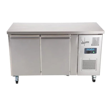 Polar U-Series 2 Door Counter Fridge 228Ltr G377-A