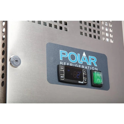 Polar U-Series 2 Door Counter Fridge 228Ltr G377-A