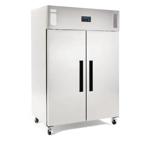 Polar G-Series 2 Door Upright Freezer Stainless Steel 1200Ltr DL896-A