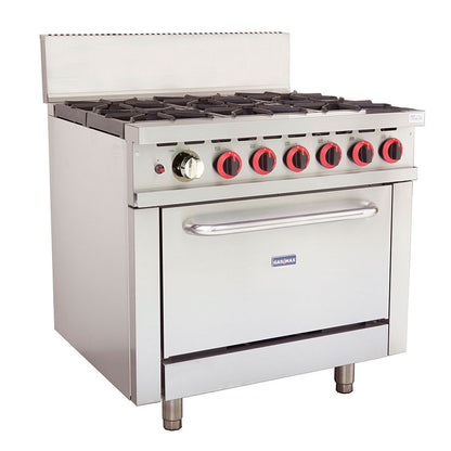 Gasmax 6 Burner With Oven Flame Failure GBS6TSLPG