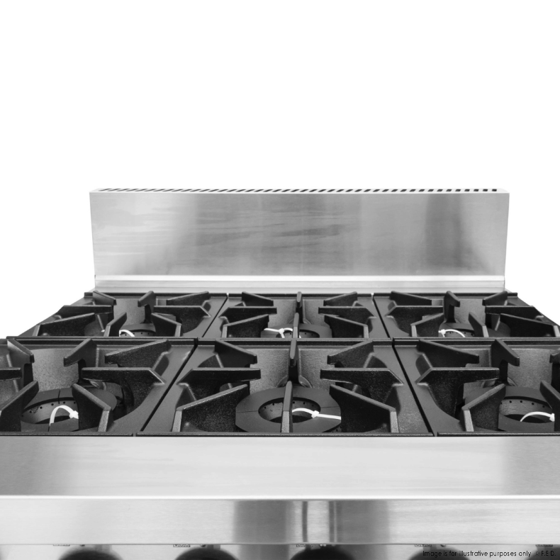 Gasmax 6 Burner Cooktop With Oven Natural Gas GBS6TS