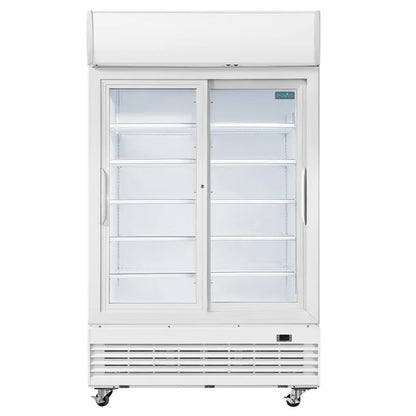 Polar G-Series Sliding Door Upright Display Fridge 950Ltr GE581-A