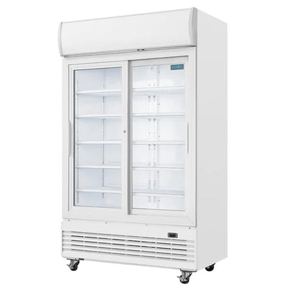 Polar G-Series Sliding Door Upright Display Fridge 950Ltr GE581-A