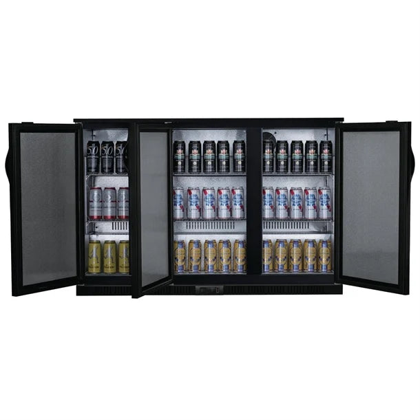 Polar G-series Triple Door Back Bar Cooler Solid Door 320 Ltr GE999-A