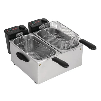 Caterlite Light Duty Twin Tank Twin Basket Electric Fryer GG199-A