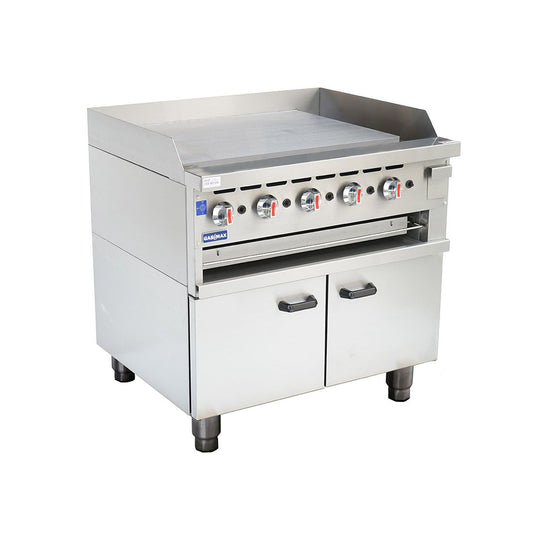 GGS-36LPG Gas Griddle and Gas Toaster with Cabinet