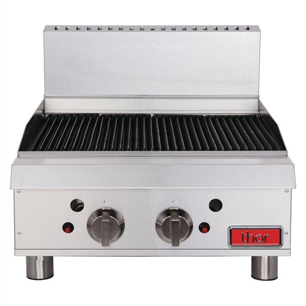 Thor 2 Burner Gas Char Broiler 24" w/flame fail NG GH1N3-N