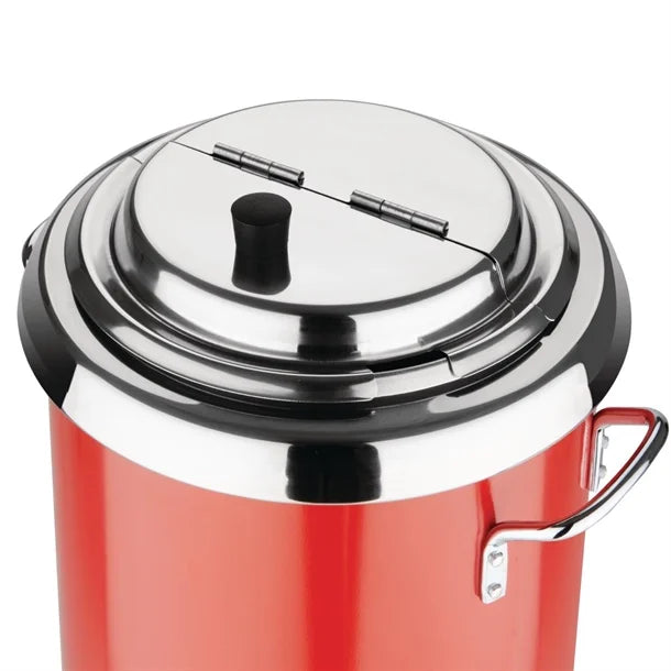 Apuro Red Soup Kettle 5.7Ltr GH227-A