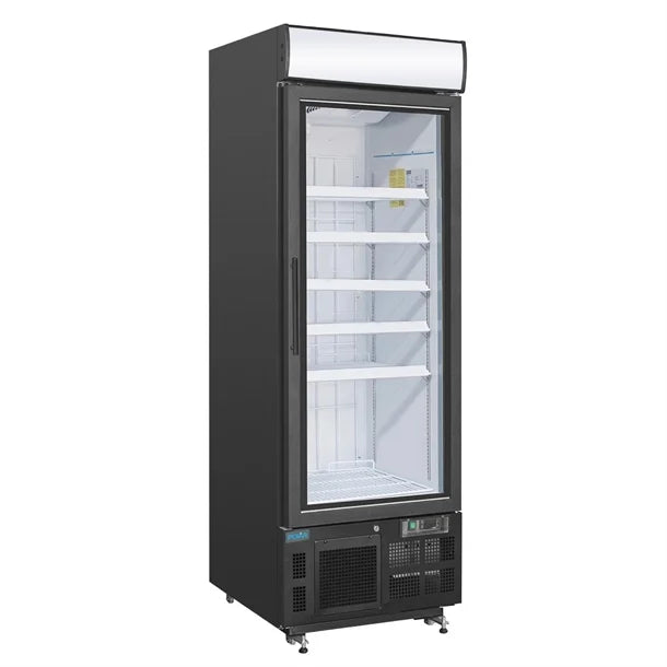 Polar G-Series Black Upright Display Freezer 412Ltr GH428-A