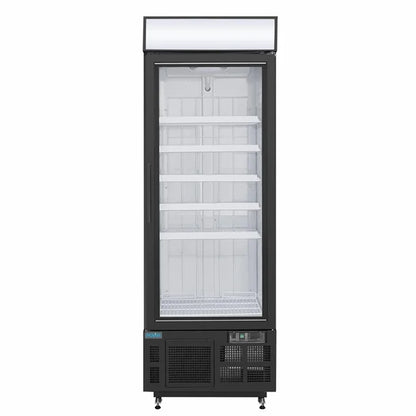 Polar G-Series Black Upright Display Freezer 412Ltr GH428-A