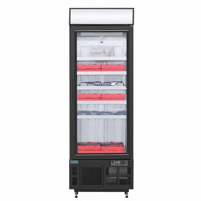 Polar G-Series Black Upright Display Freezer 412Ltr GH428-A