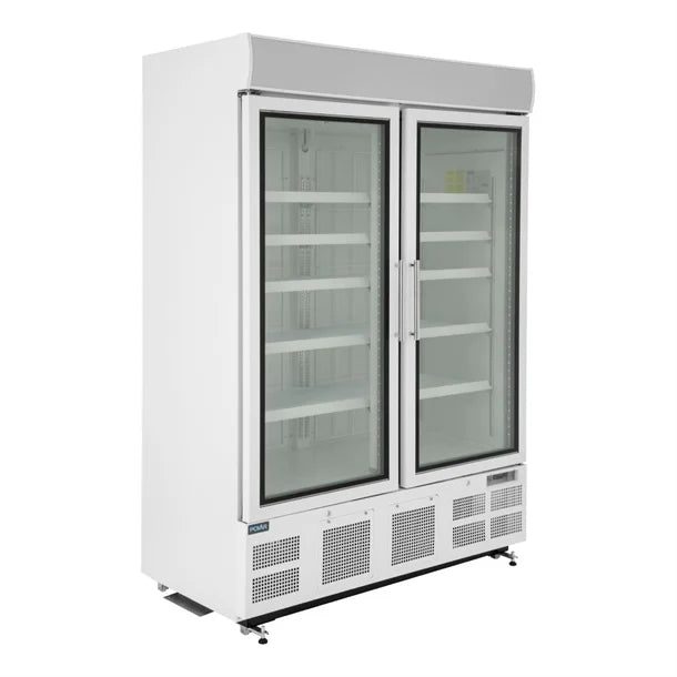 Polar GH507-A G-Series 2 Door Upright Display Freezer 920Ltr