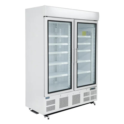 Polar GH507-A G-Series 2 Door Upright Display Freezer 920Ltr