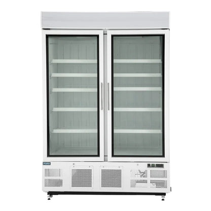 Polar GH507-A G-Series 2 Door Upright Display Freezer 920Ltr