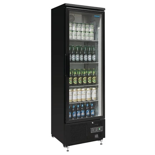 Polar G-Series Upright Glass Door Fridge 307Ltr GJ447-A