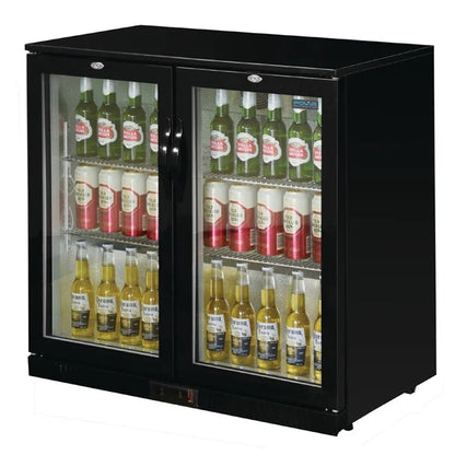 Polar G-Series Two Door Bar Cooler with Hinged Doors 208Ltr GL002-A