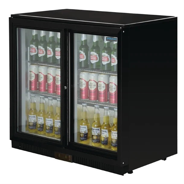 Polar G Series Counter Back Bar Cooler with Sliding Doors 208Ltr GL003-A