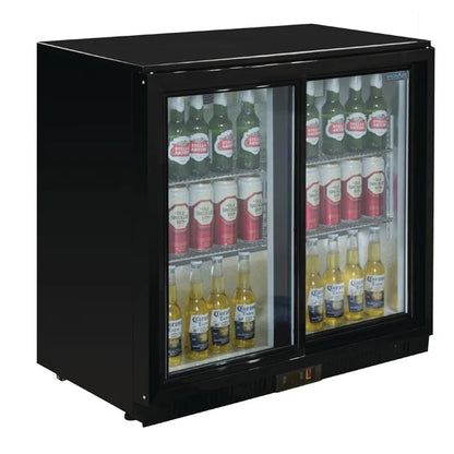 Polar G-Series Back Bar Cooler with Sliding Doors 198Ltr GL010-A