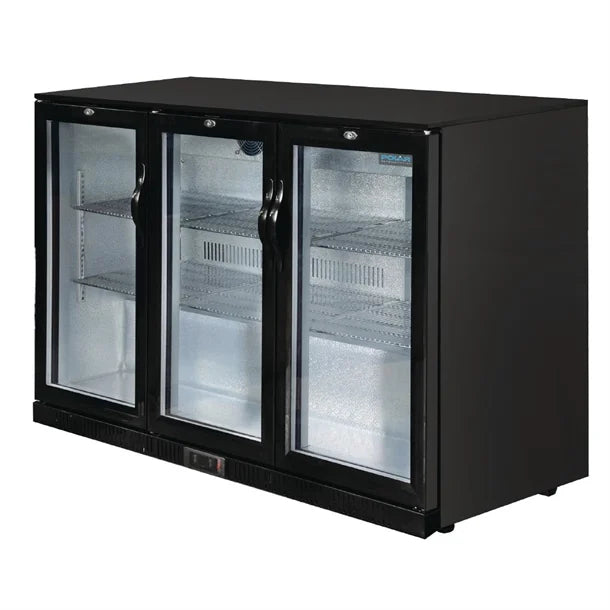 Polar G-Series Counter Back Bar Cooler with Hinged Doors 330Ltr GL004-A