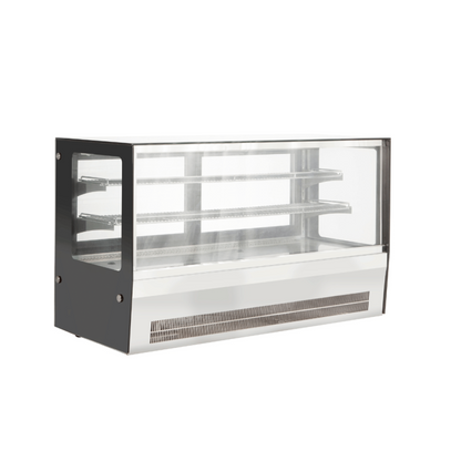 Counter top square 2 Shelves Glass cold food display - GN-1200RT