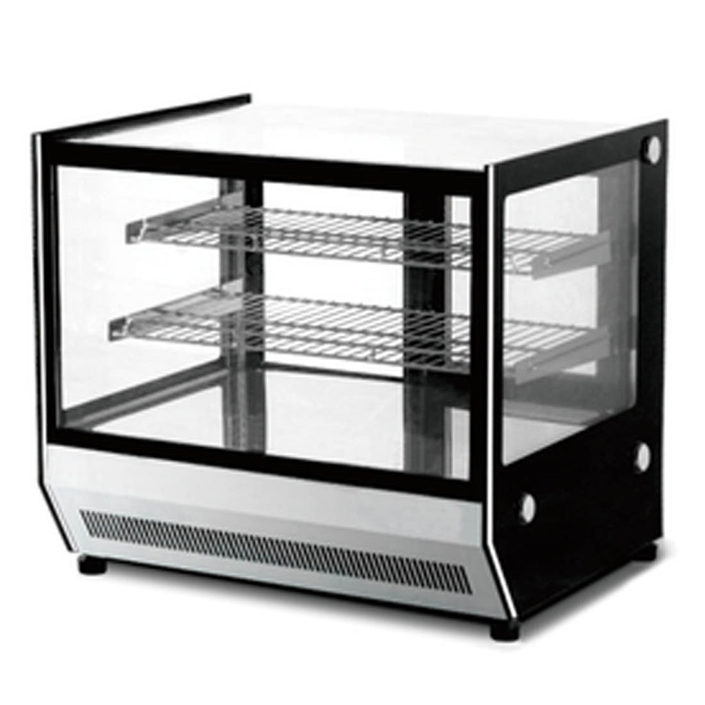 Counter Top Square Glass Hot Food Display - GN-660HRT