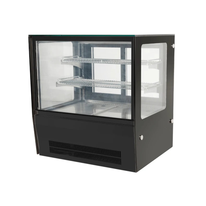 660mm Squared Bench Top Food Showcase Fridge 100 Litre BTS660