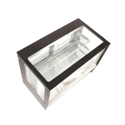 900mm Counter top square glass cold food display GN-900RT