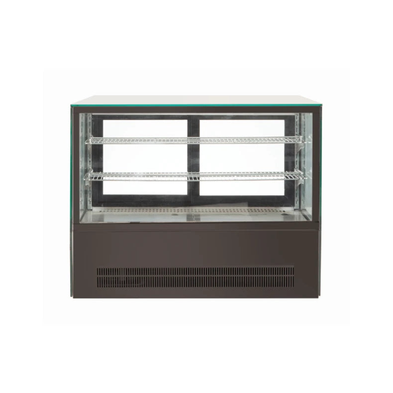 900mm Squared Bench Top Food Showcase Fridge 140 Litre - BTS900