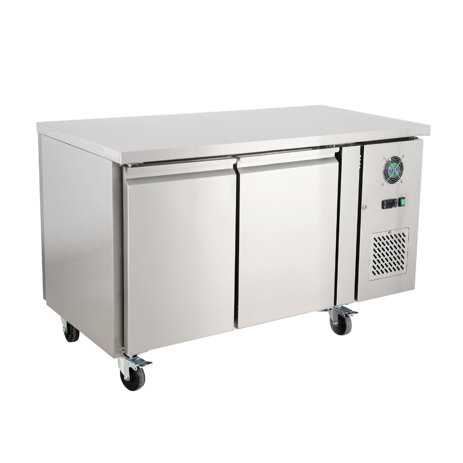 Thermaster GN2100TNC 216L 2x2 Door Pass-Through Refrigerated Island Counter – GN 1/1