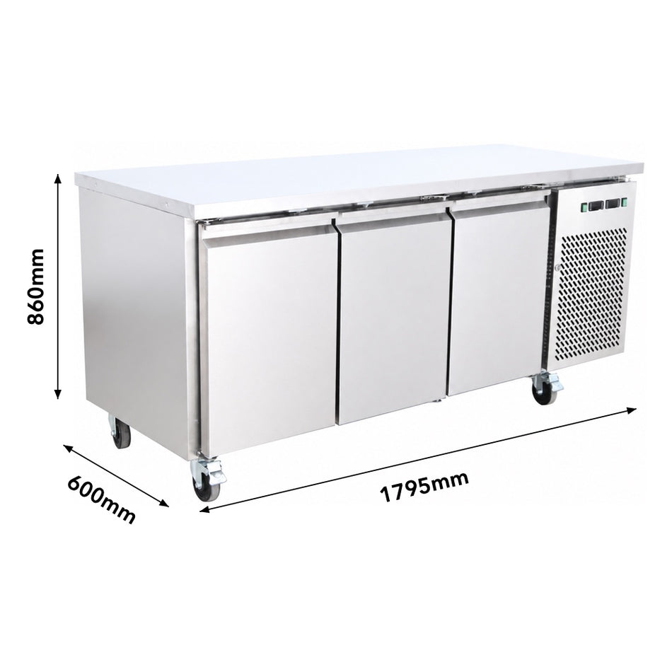 Thermaster GN3100DT Dual Temperature GN Counter Fridge Freezer