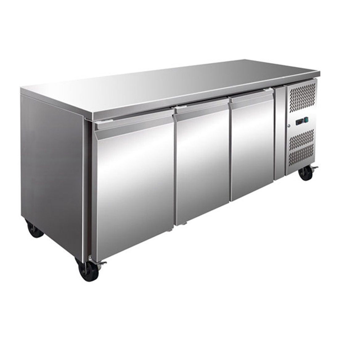 GN3100TN TROPICALISED 3 Door Gastronorm Bench Fridge