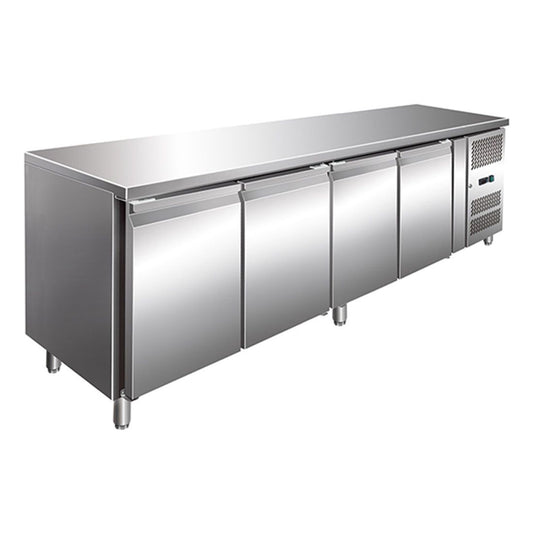 GN4100TN TROPICALISED 4 Door Gastronorm Bench Fridge