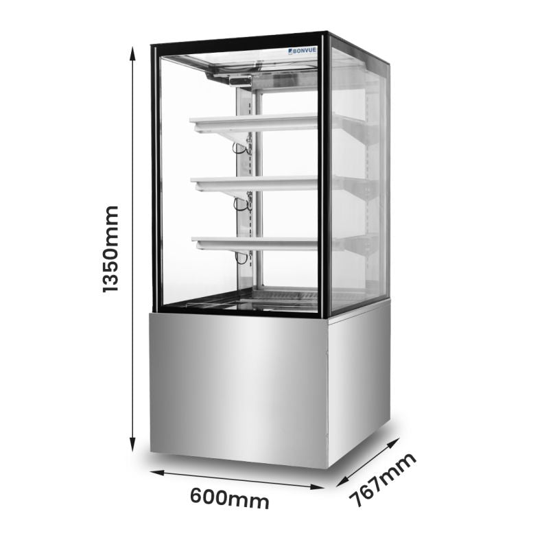 Bonvue 600mm 4 Tier Heated Display Cabinet H-SF820V