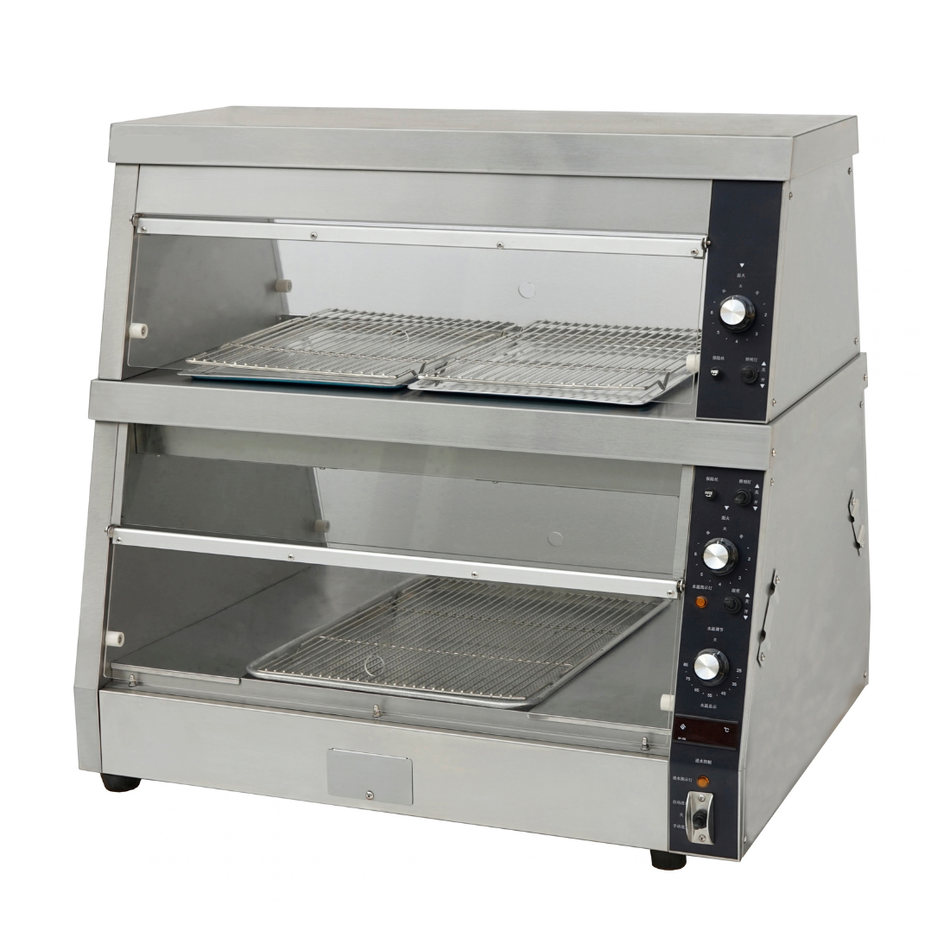 BENCHSTAR HCW-3 3 Pan Electric Heated Counter Warmer – Dual Zone