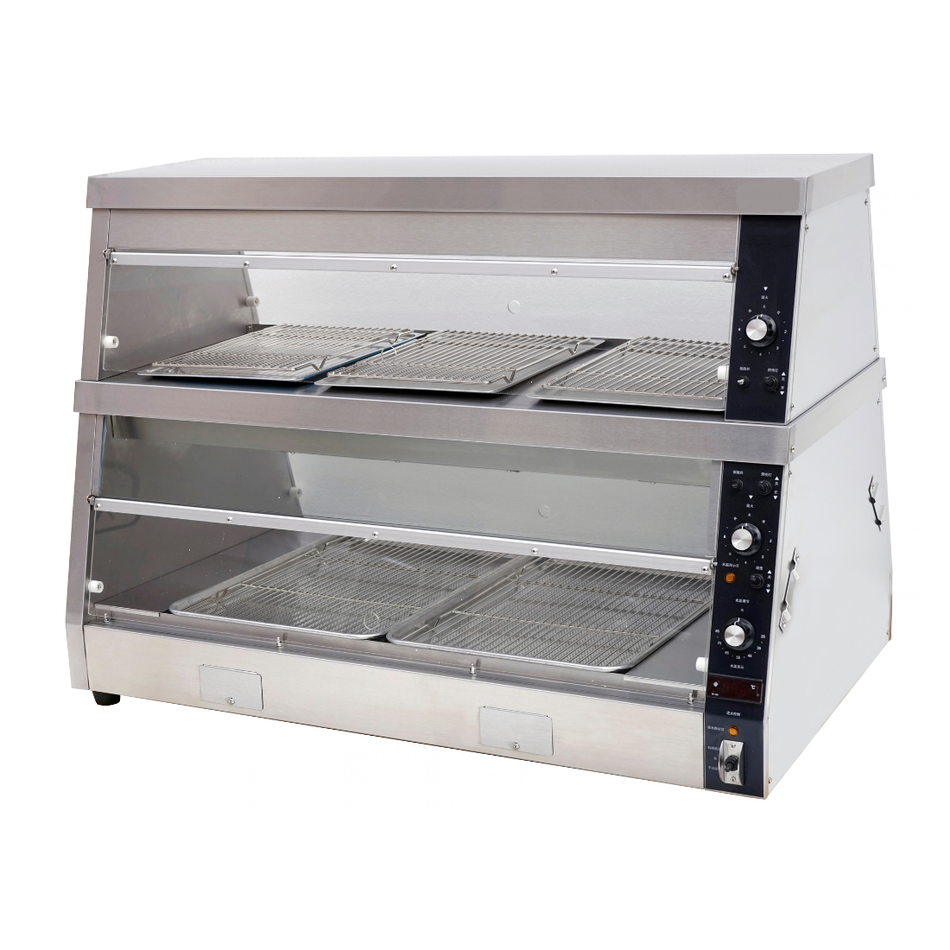 BENCHSTAR HCW-4 4 Pan Electric Heated Counter Warmer – Dual Zone