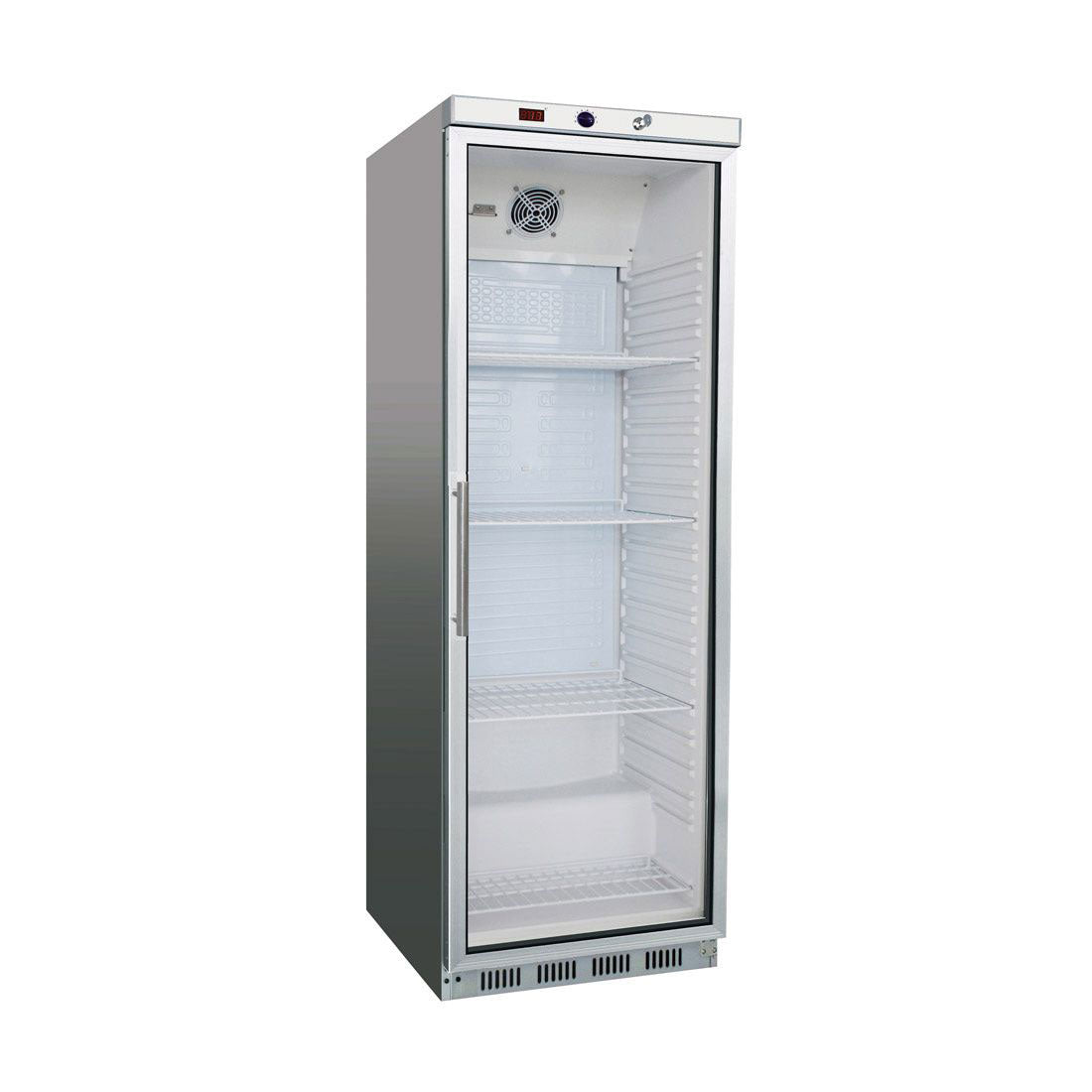 HR400G S/S Display Fridge with Glass Door