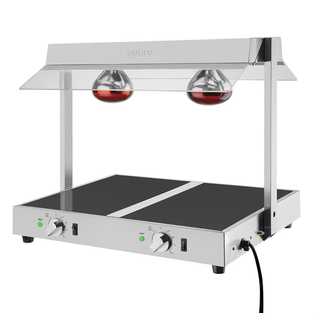 Apuro Food Warmer with Gantry 2 x GN 1/1 HT760-A