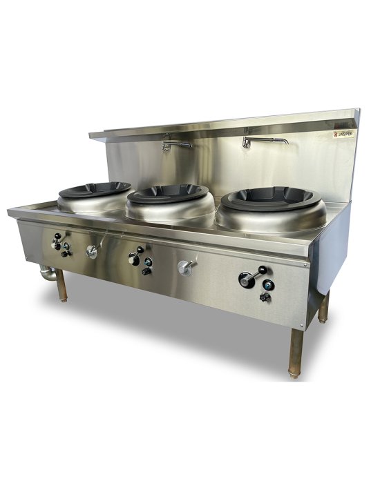 JASPER JA-3CB-N NG Triple Wok (chimney burner)