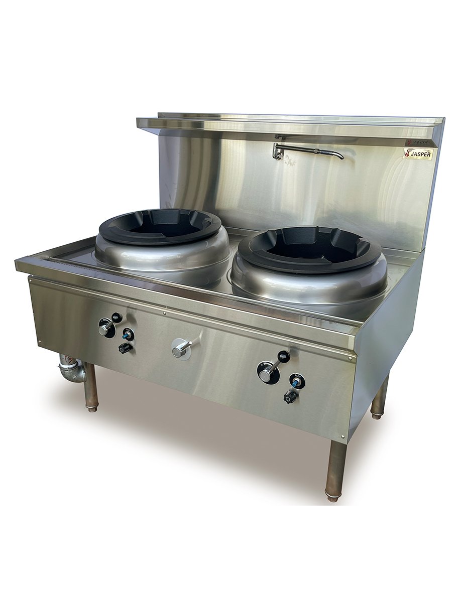 JASPER JA-2CB-N NG Double Wok (chimney burner)