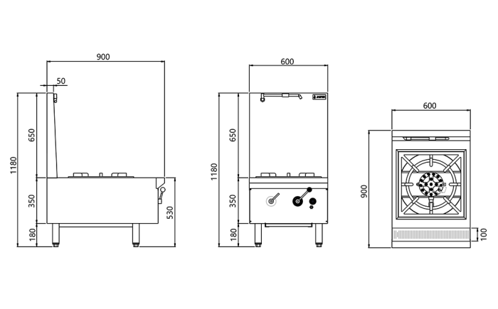 JASPER JA-SPB-L LPG Stockpot Boiler (Duckbill burner)